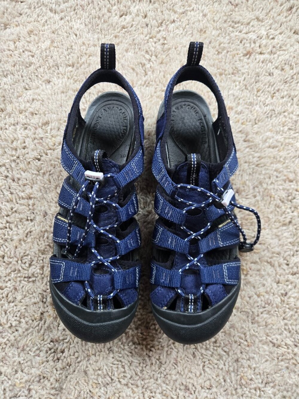 KEEN Commuter Bike Sandals Blue Black Women's US Size 10